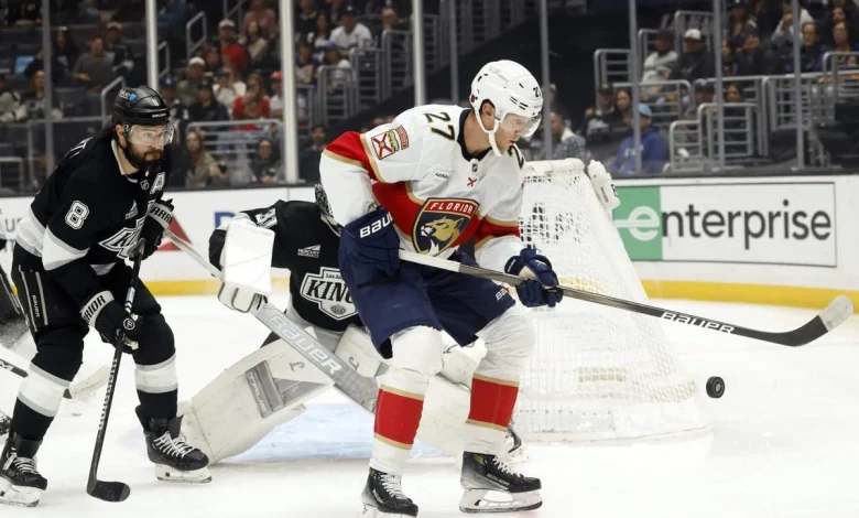 Panthers’ Eetu Luostarinen out after suffering burns from barbecue accident