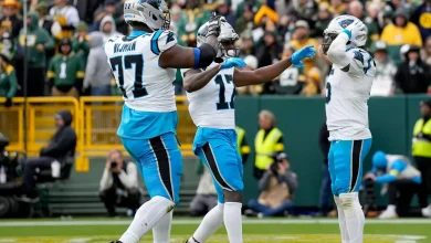 Panthers' Rico Dowdle tests 'Key & Peele' two-pump rule after TD, flagged by officials