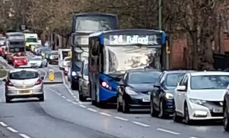 Parts of York gridlocked by the volume of traffic
