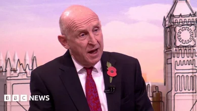 Paul Bristow and John Healey on Sunday with Laura Kuenssberg - live updates