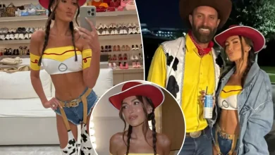 Paulina Gretzky and Dustin Johnson unveil ‘Toy Story’ costumes in new Halloween photos
