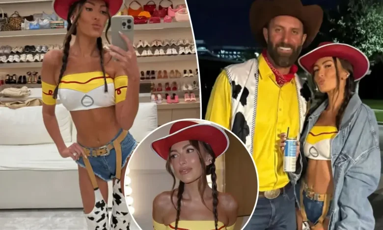 Paulina Gretzky and Dustin Johnson unveil ‘Toy Story’ costumes in new Halloween photos
