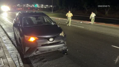 Pedestrian dies after being hit by Toyota in Vista