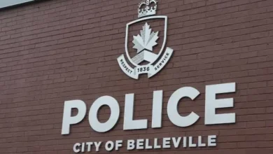 Pedestrian struck by train in Belleville