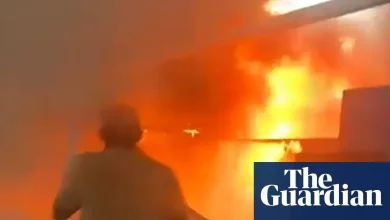 People evacuated after fire breaks out at Cop30 venue – video