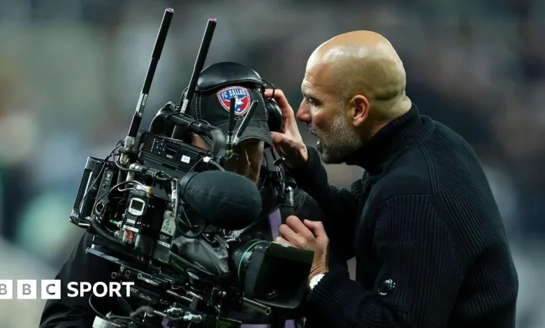 Pep Guardiola: Manchester City boss 'embarrassed and ashamed' of behaviour at Newcastle