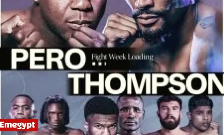 Peró Gears Up to Defend WBA Continental Americas Title Against Thompson in Exciting Showdown