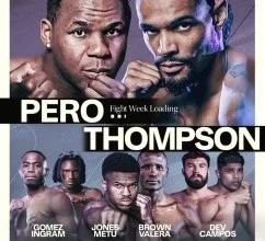 Peró to Defend WBA Continental Americas Title Against Thompson