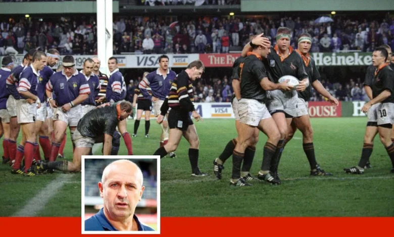 Philippe Saint-André garde un souvenir très douloureux de la défaite des Bleus contre l'Afrique du Sud en 1995 : « Un regret à vie »
