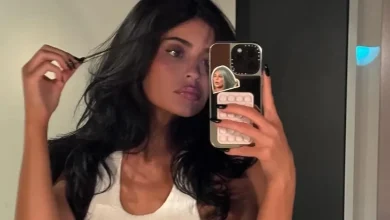 Photos: Kylie Jenner in Latex Cutout Dress Should Be Bookmarked