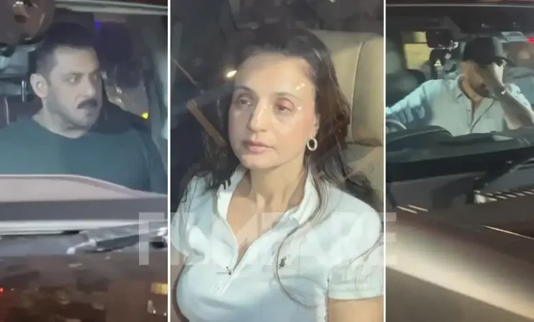 Photos: Shah Rukh Khan, Salman Khan and others visit Dharmendra at Breach Candy Hospital | Filmfare.com