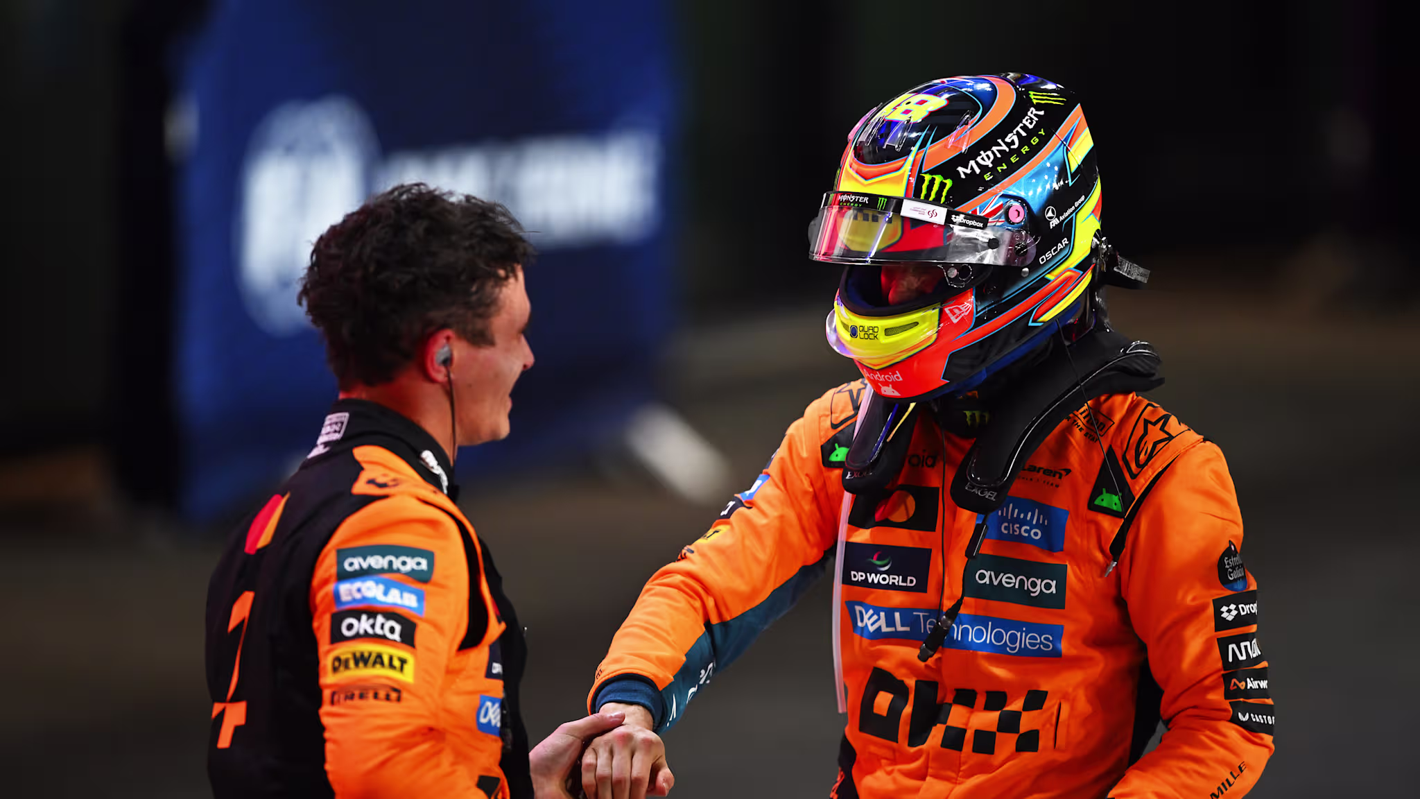 Piastri charges to dominant Sprint victory in Qatar ahead of Russell and Norris