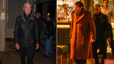 Pierce Brosnan seen with son Christopher in rare outing after years-long estrangement