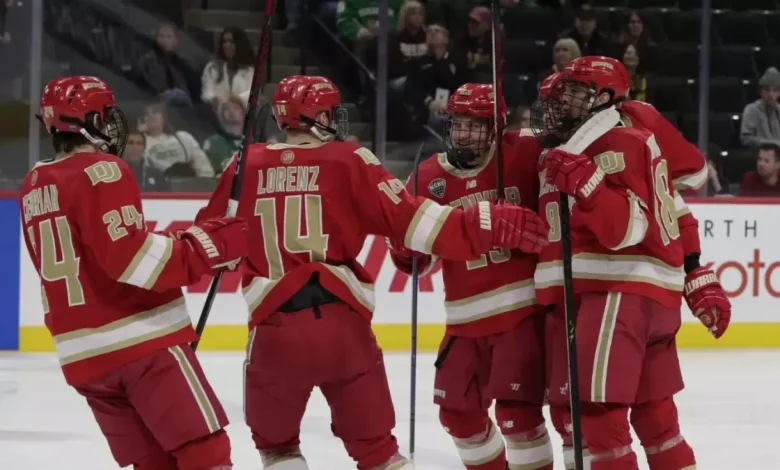 Pioneers Rout Sun Devils in Tempe to Move into First Place in NCHC