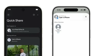 Pixel 10 phones are now compatible with AirDrop
