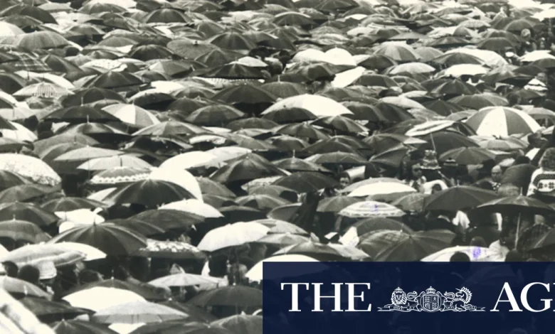 Planning your Cup Day look? Maybe pack a brolly and gumboots