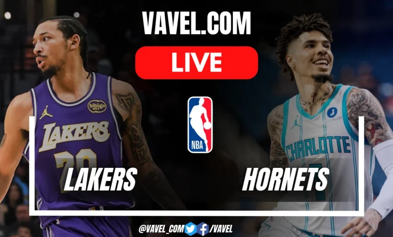 Points and Highlights for Los Angeles Lakers 121-111 Charlotte Hornets in NBA Game