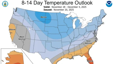 Polar vortex forecast warns of Arctic cold in December