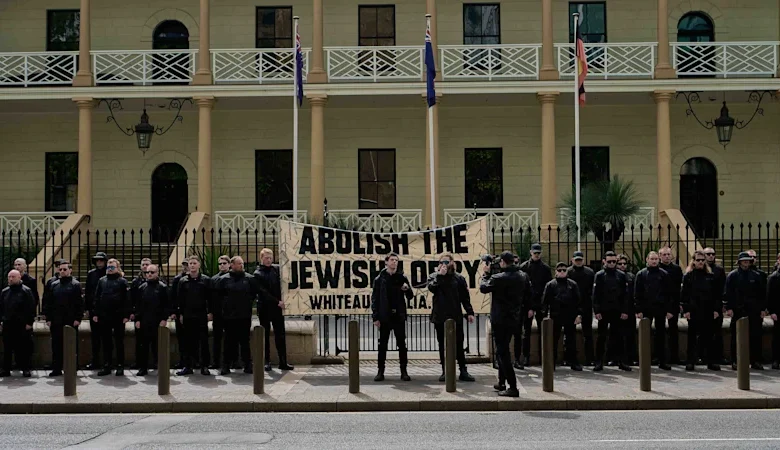 Police allowed Nazi rally outside NSW parliament