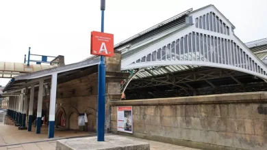 Police cordon off railway station following 'sudden death'