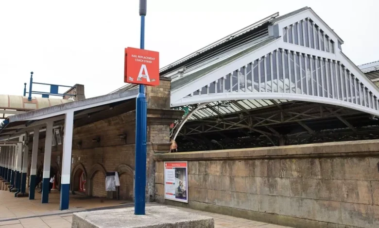 Police cordon off railway station following 'sudden death'
