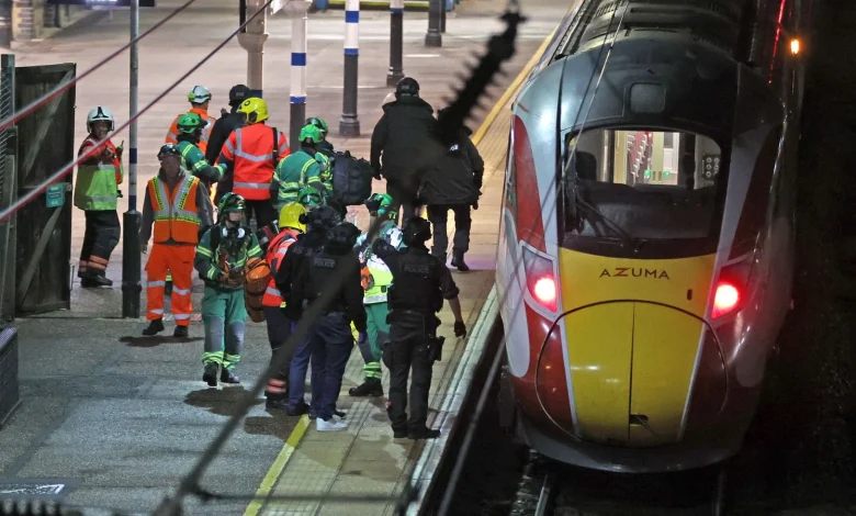 Police rehearsed a knife attack scenario on a train line in March - here's what went differently this time