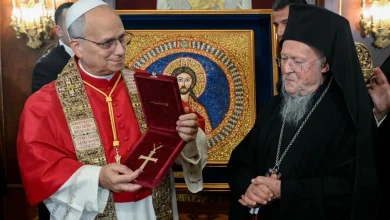 Pope Leo XIV meets and prays with Ecumenical Patriarch in Istanbul