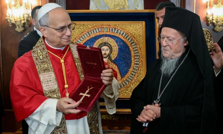 Pope Leo XIV meets and prays with Ecumenical Patriarch in Istanbul