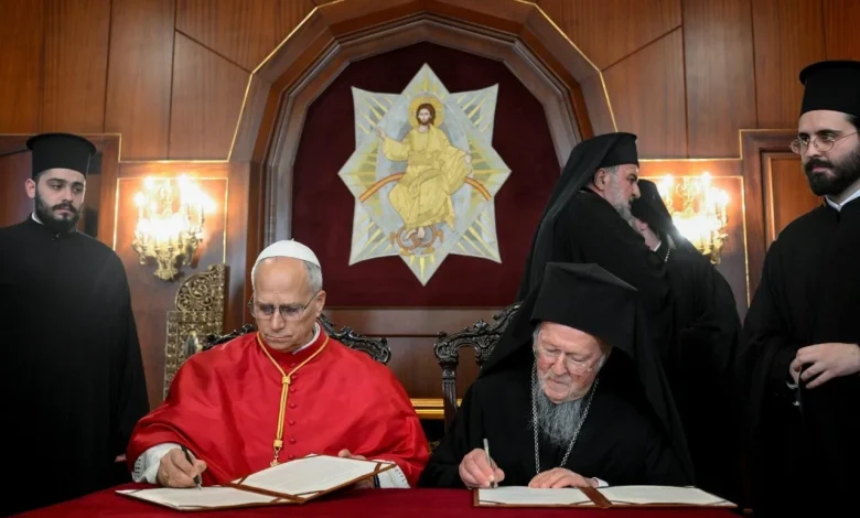 Pope Leo and Patriarch Bartholomew reject violence in the name of God
