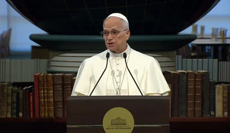 Pope Leo says pursuit of economic and military power is heightening global conflict