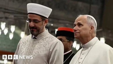 Pope Leo visits Istanbul's Blue Mosque