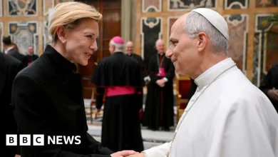 Pope Leo welcomes cinema stars to the Vatican