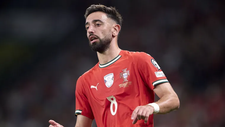 Por que Bruno Fernandes não está jogando Irlanda x Portugal?