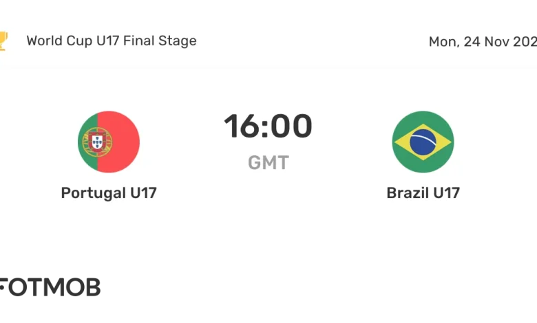 Portugal U17 vs Brazil U17 - live score, predicted lineups and H2H stats