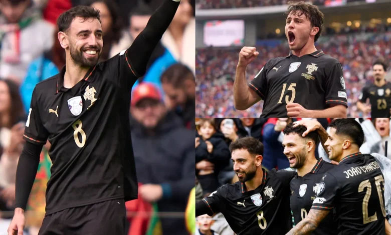 Portugal player ratings vs Armenia: No Cristiano Ronaldo, no problem! Hat-trick heroes Bruno Fernandes and Joao Neves lead rout as Seleccao score NINE to secure World Cup spot in style