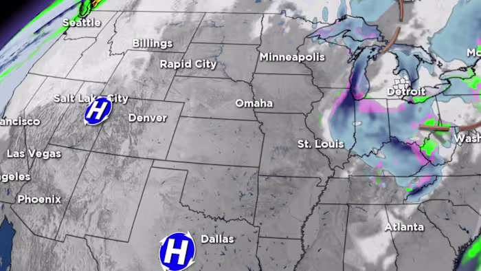 Possible wintry mix, then snowfall -- when, where, how much to expect in Metro Detroit