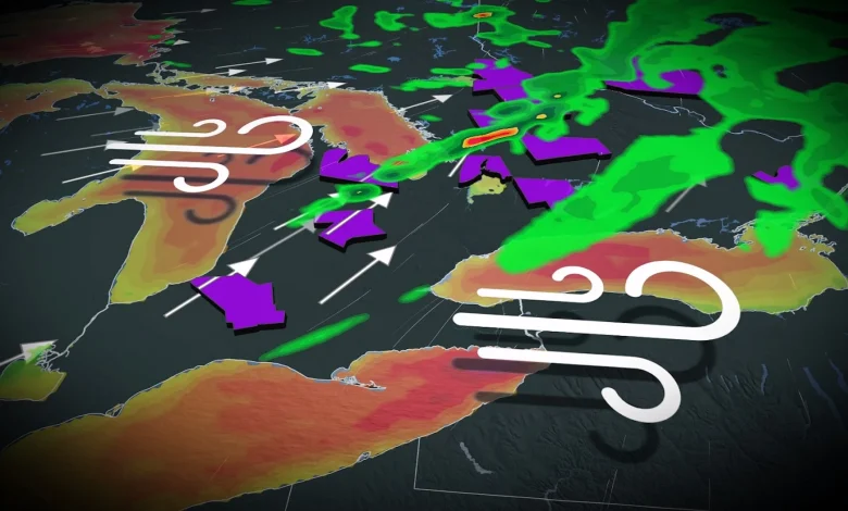 Power outage risk Monday with 60-80+ km/h wind gusts in Ontario