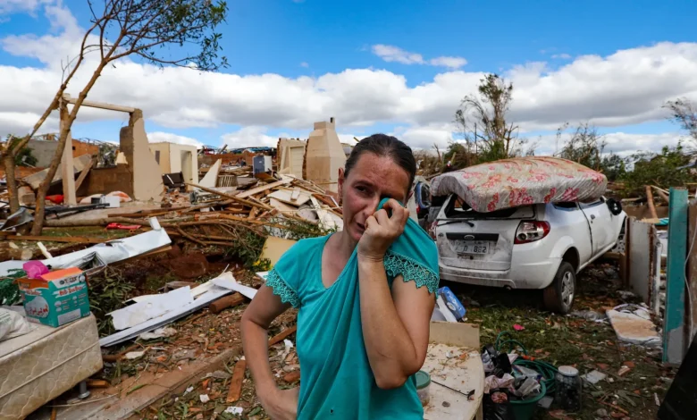 Powerful tornado wrecks Brazil town, killing six and injuring hundreds