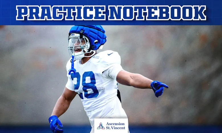 Practice Notebook: Colts emphasizing communication ahead of matchup vs. Chiefs