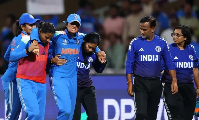 Pratika Rawal injures ankle in rain-hit game against Bangladesh