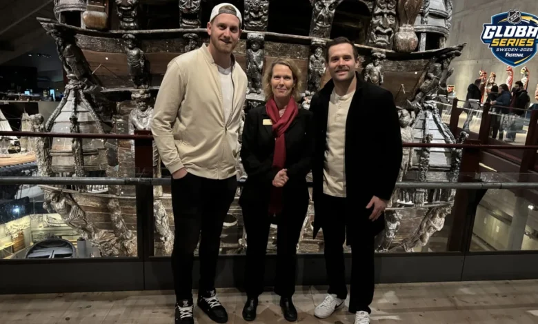 Predators, Penguins enjoy bonding at Global Series in Sweden