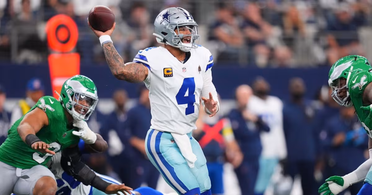 Prescott breaks Romo’s franchise record for yards passing with Cowboys