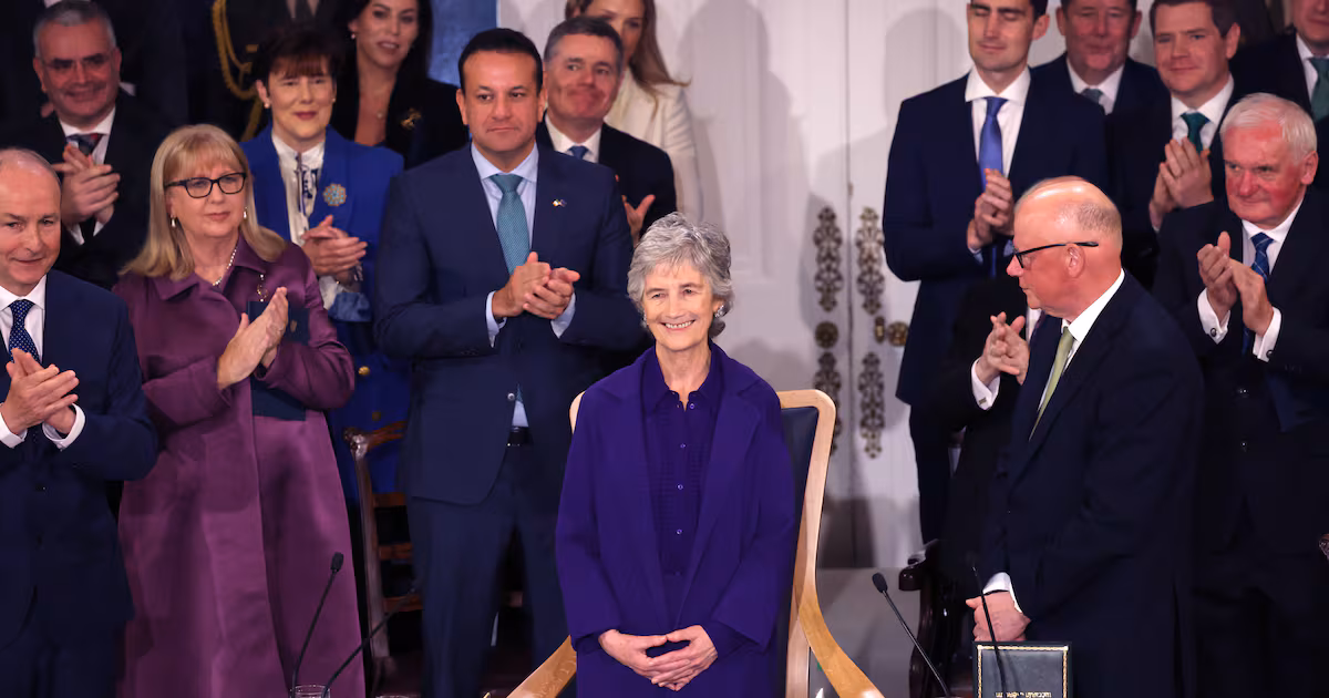 President Catherine Connolly says she will be a ‘catalyst for change’ over next seven years