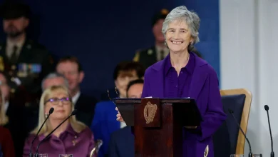 President Catherine Connolly vows to champion peace, equality and sustainability