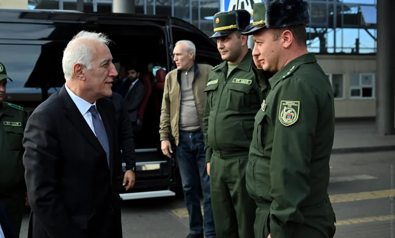 President Vahagn Khachaturyan made stops in Bagratashen and Kirants after his visit to Georgia