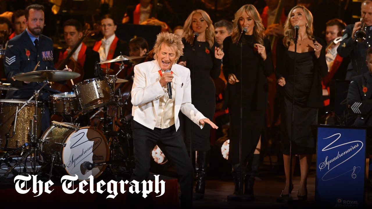 Pride, sorrow and a little swagger from Rod Stewart made for a stirring Festival of Remembrance