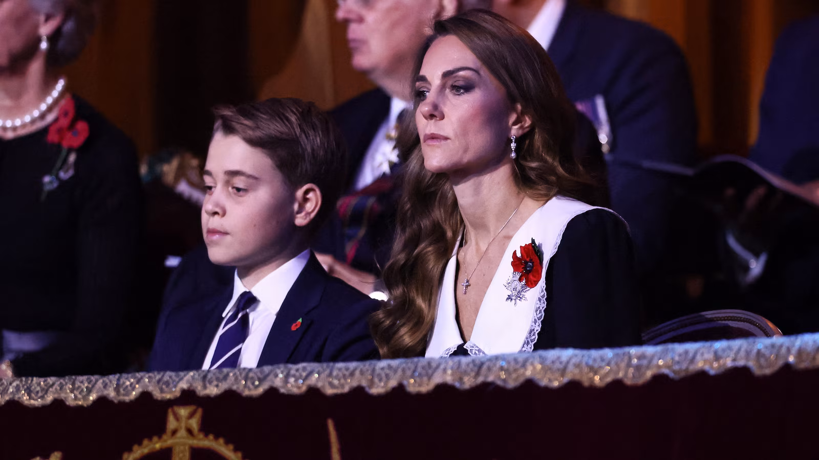 Prince George accompanies Princess Kate, King and Queen to Festival of Remembrance