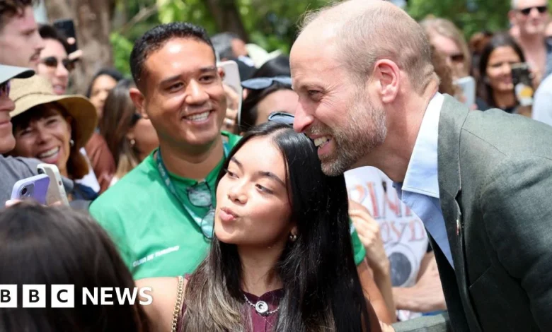 Prince William in Rio at start of Brazil visit for COP30 and Earthshot Prize