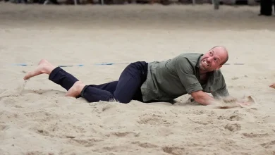 Prince William plays volleyball and football ahead of Brazil climate events