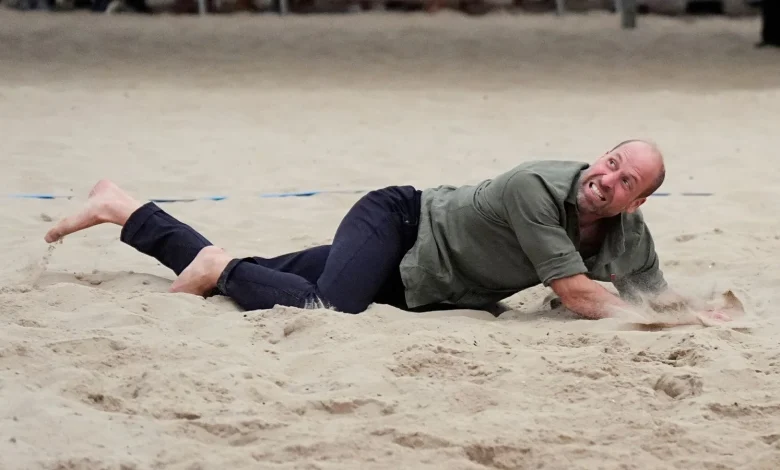 Prince William plays volleyball and football ahead of Brazil climate events